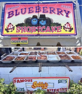 Blueberry Shortcake & other food