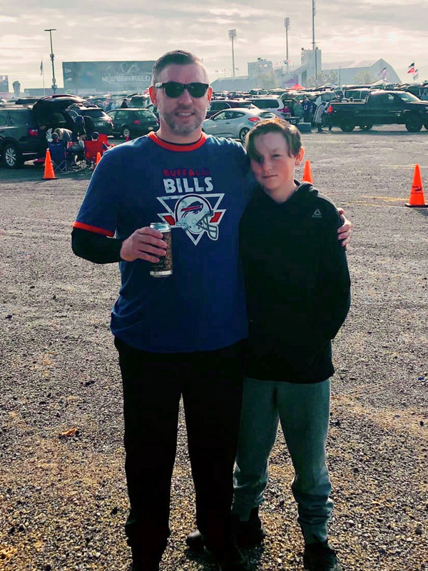 Tim & Conner at the Bill’s Game in Buffalo