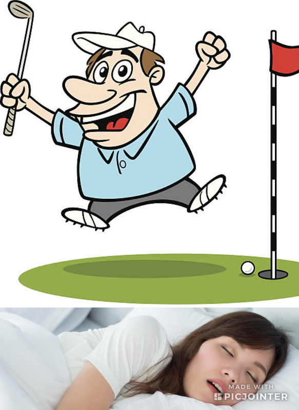 Golf Day....Sleep-In Day: NO! 