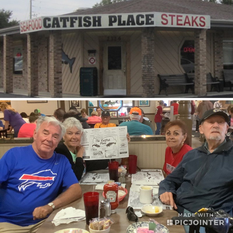 The Catfish Place - best shrimp and hash browns 