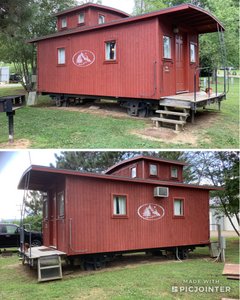 Our caboose cabin