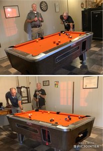 Two Hustlers: Two Cory’s playing pool