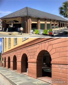 All part of the old slave market. Top one is newer