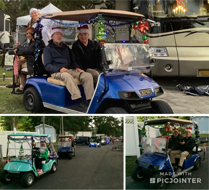 Christmas Eve Golf Cart Parade 