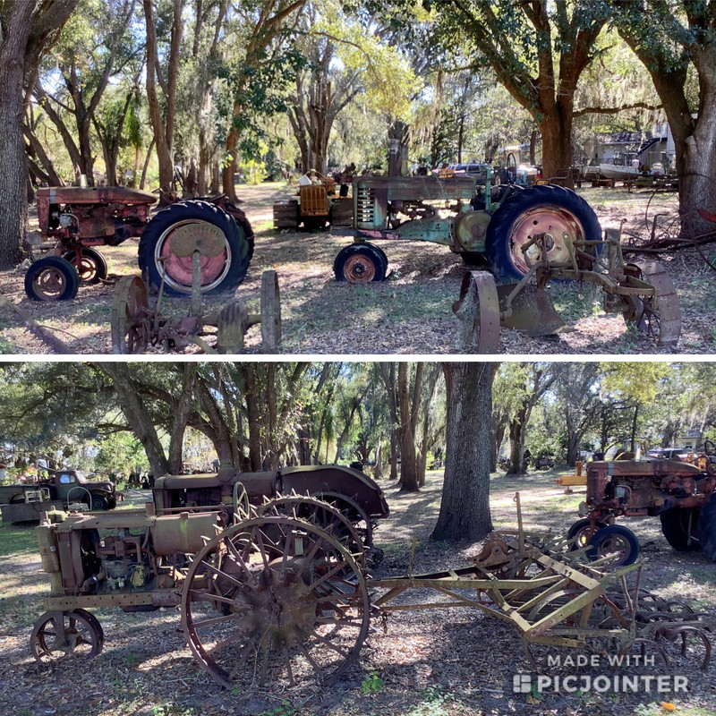 Old farm machinery 