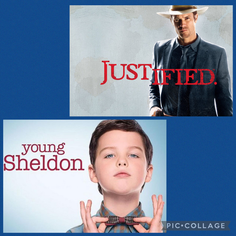 Watching Justified & Young Sheldon! 