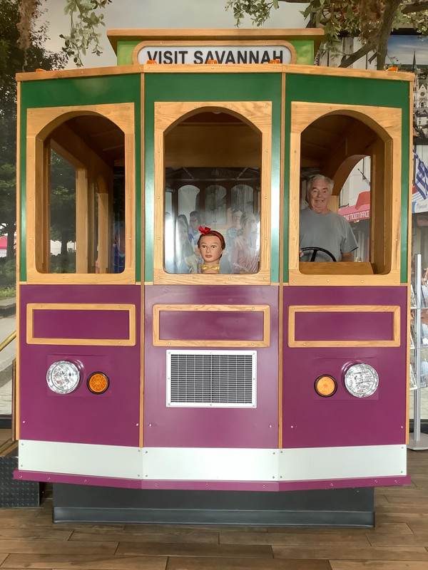 Cory and Lulu on the Trolley 