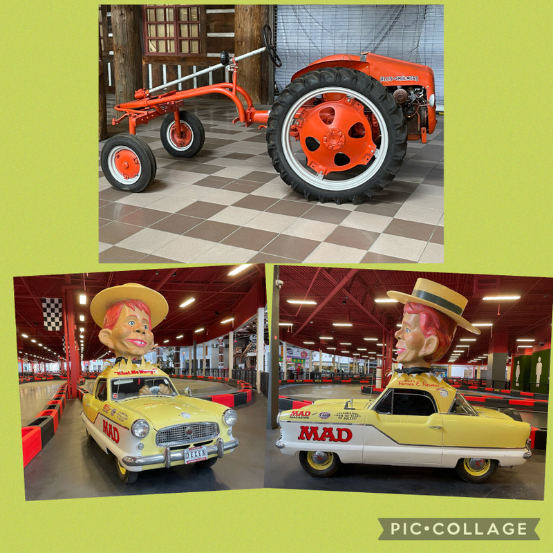 Tractor and Mad car