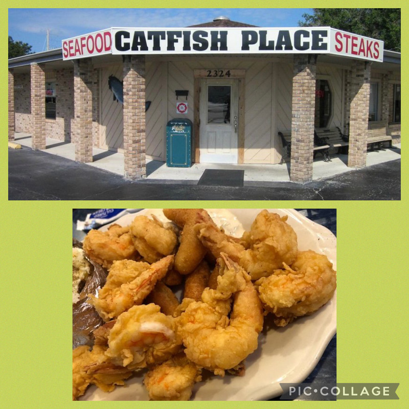 Catfish Place and yummy shrimp! 