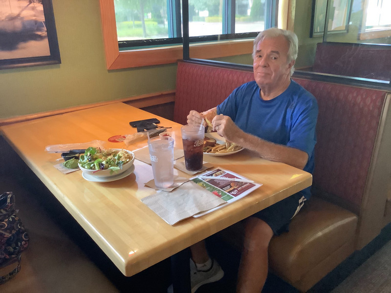 Eating at Applebee’s…Yippee