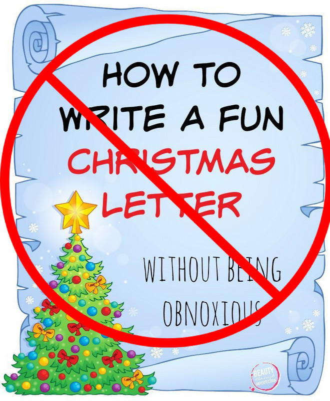 Our Christmas letter is no more! 