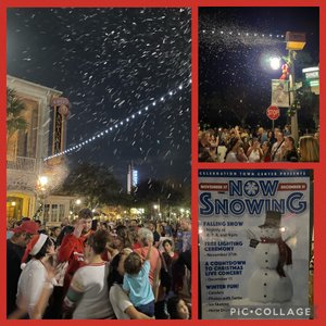 It snowed at Celebration! 