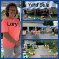 Lory and her yard sale