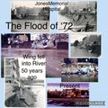 Flood of 1972 when Hospital wing fell in the river 