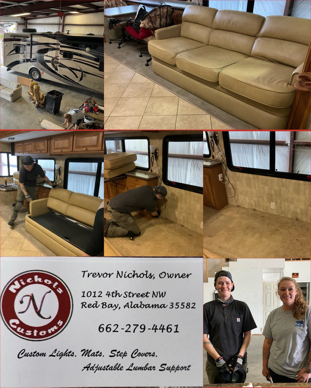 Trevor Nichols - new carpeting installed under our couch and dinette