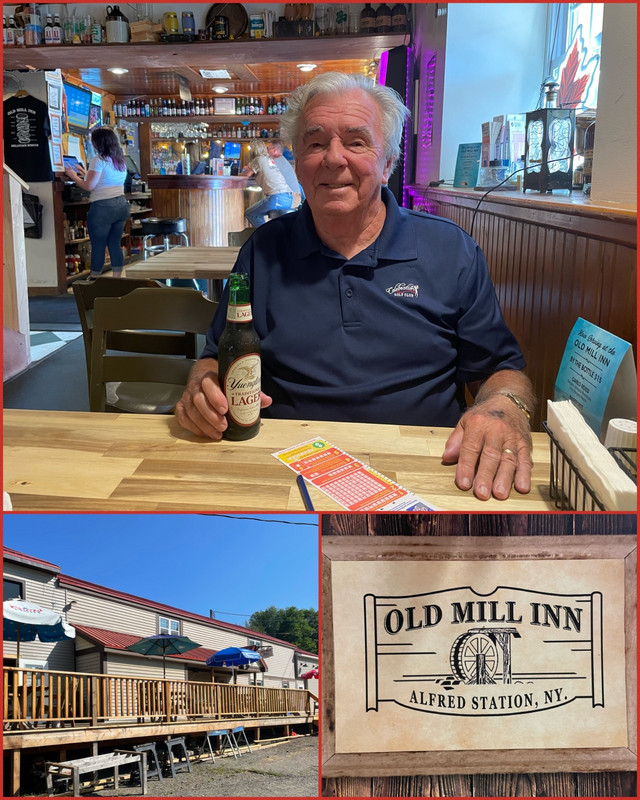 Eating at the Old Mill Inn