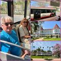 On the bus at Disney Springs going to the Floridian 