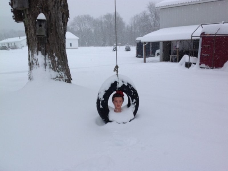 Swinging in the Snow