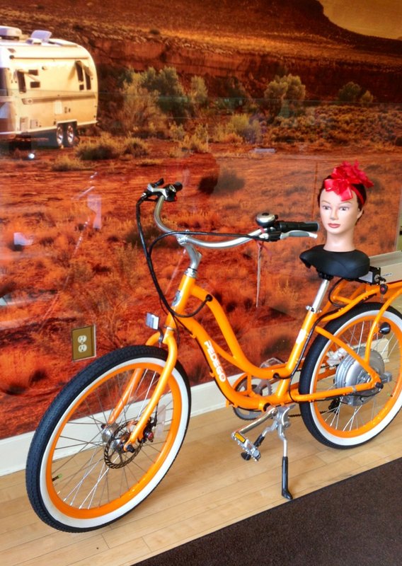 Taking A Ride on the Orange Bike, again