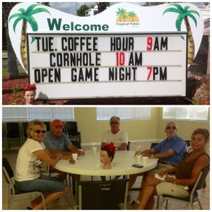 Coffee Hour at Tropical Palms