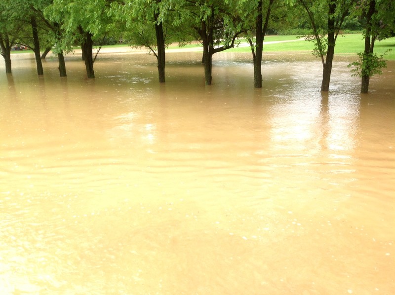 2015...McCurdy Creek floods in Shongo 