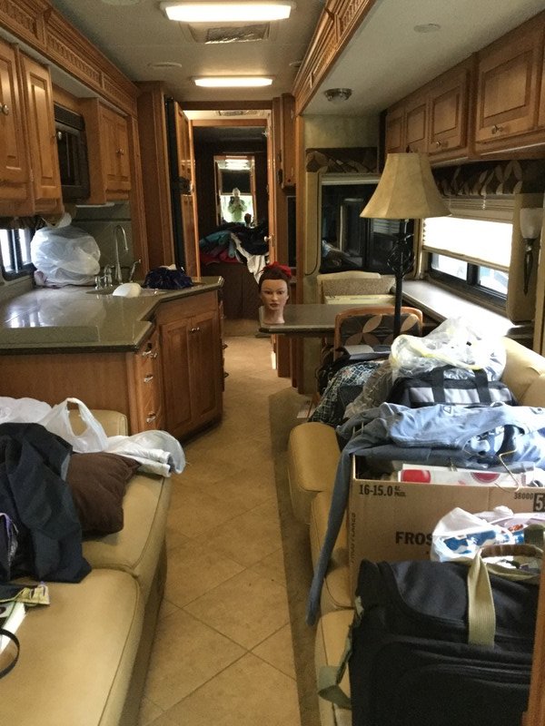Inside our RV