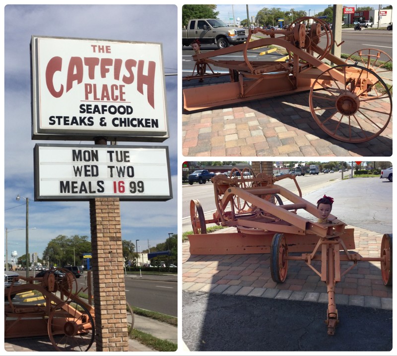 Outside the Catfish Place