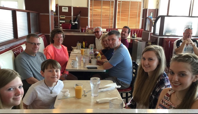 Our family at Celebration breakfast