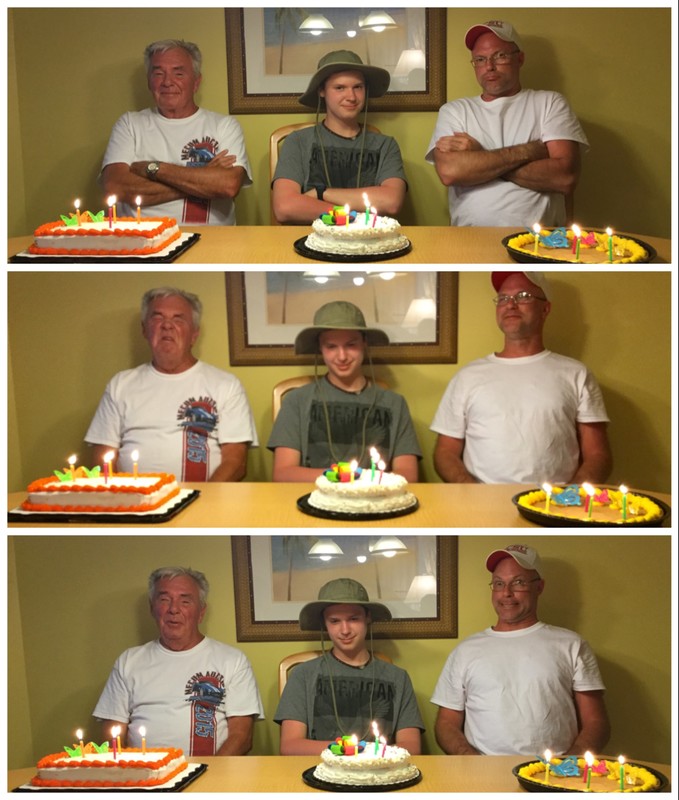 The three Birthday Boys