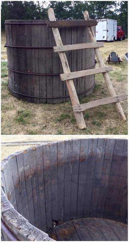 Old, huge maple sap bucket 