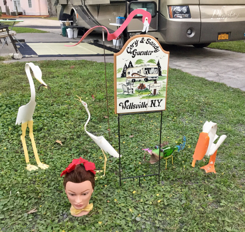 Some of our yard decor