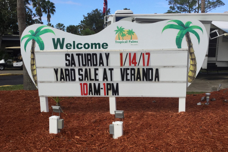 Yard Sale at Tropical Palms 
