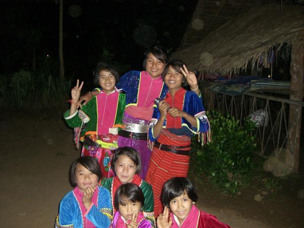 Girls in Village