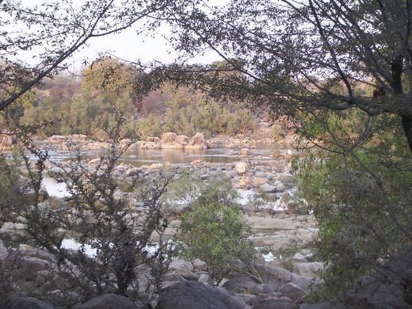 Betwa River from the forest, Orchha