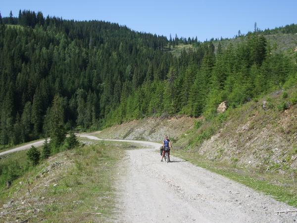 Romanian mountain road