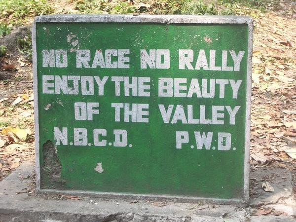 Rhyming Road Signs, on the way to Kalimpong