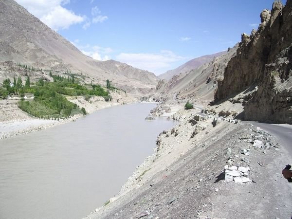 Road along the Indus