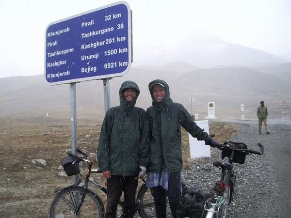 On top of the Khunjerab Pass