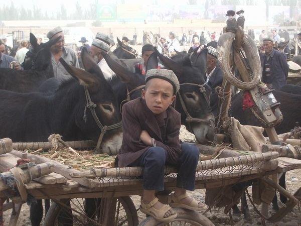 Uighur Boy, Sunday Market