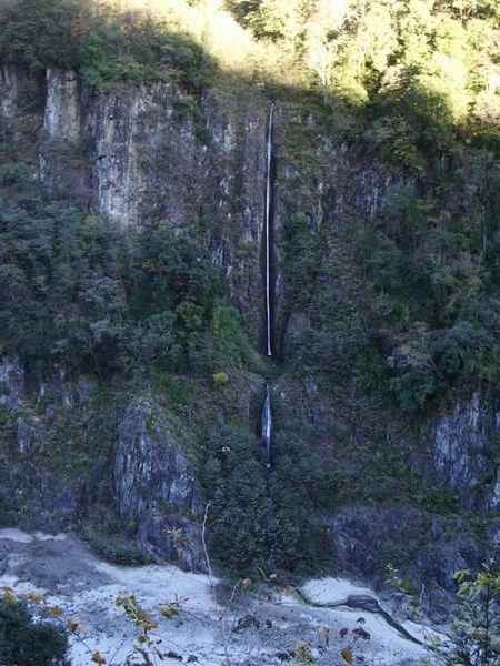 One Line Waterfall