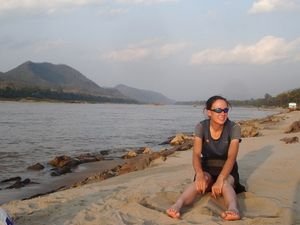 Chilling by the Mekong, Luang Prabang.