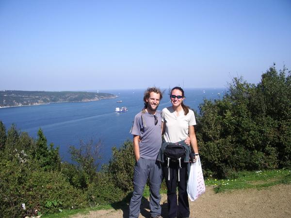 Robin and Erika by the Black Sea!