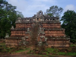Pyramid inside Angkor Thom