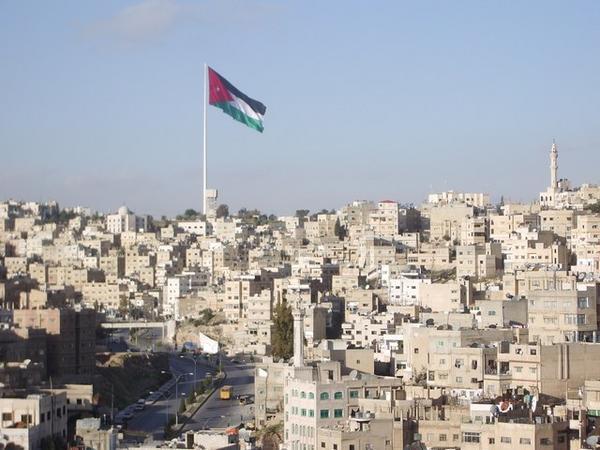 Amman's impressive flag