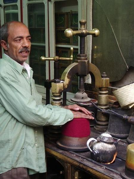 Cairo's last Fez-maker