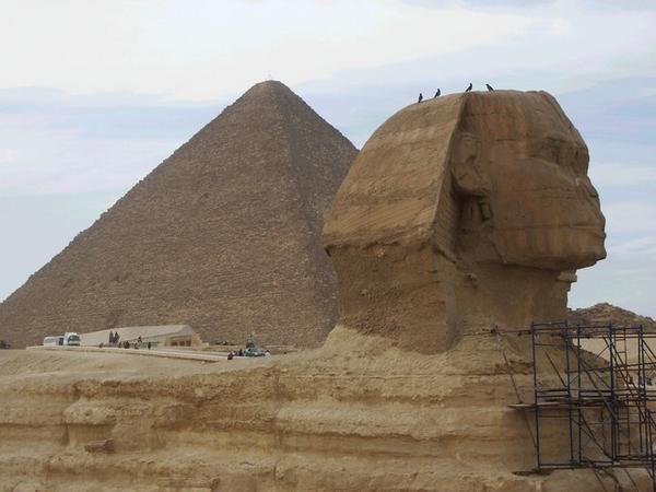 The Sphynx and Great Pyramid, Giza