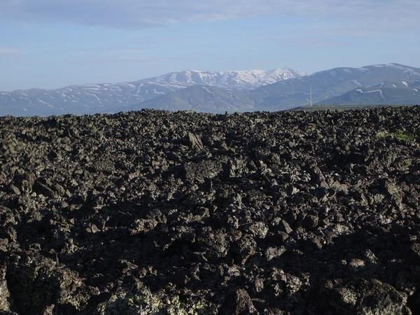 The lava field