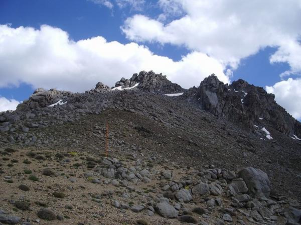 The summit of Mt Alvand