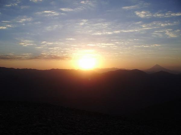 Sunrise at 4000m