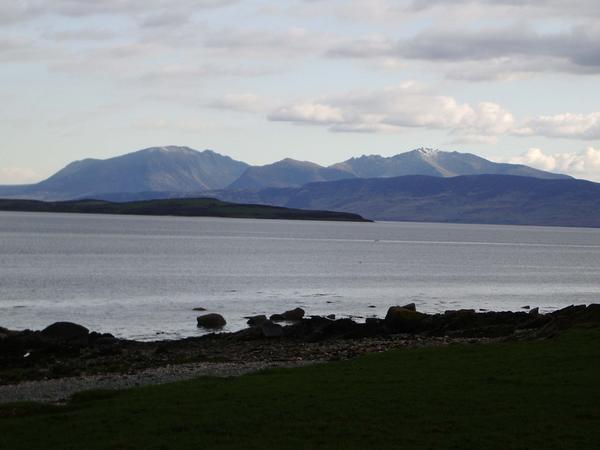 Arran Hills from the Isle of Bute
